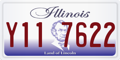 IL license plate Y117622