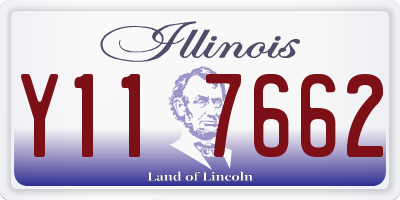 IL license plate Y117662