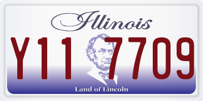 IL license plate Y117709