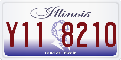 IL license plate Y118210