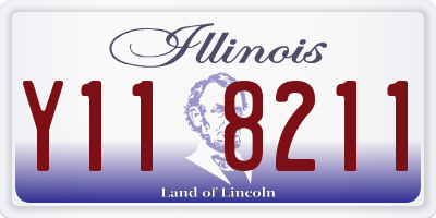 IL license plate Y118211