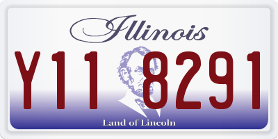 IL license plate Y118291