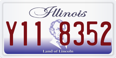 IL license plate Y118352