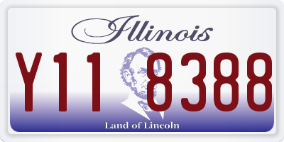 IL license plate Y118388