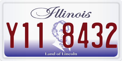 IL license plate Y118432