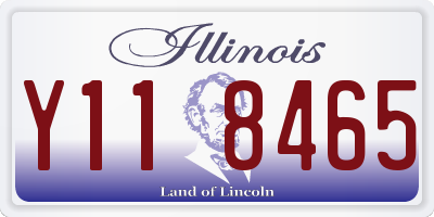 IL license plate Y118465