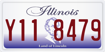 IL license plate Y118479