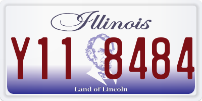 IL license plate Y118484