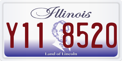 IL license plate Y118520