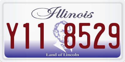 IL license plate Y118529