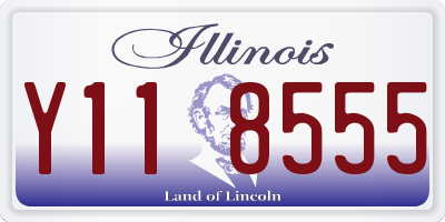 IL license plate Y118555