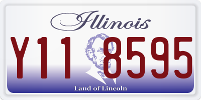 IL license plate Y118595
