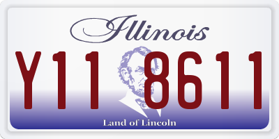 IL license plate Y118611