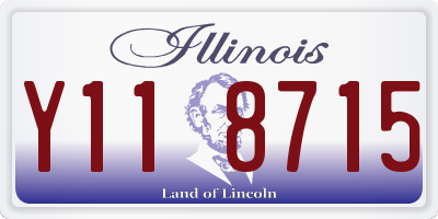 IL license plate Y118715
