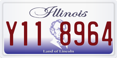 IL license plate Y118964