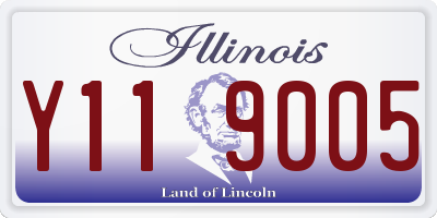 IL license plate Y119005