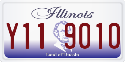 IL license plate Y119010