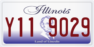 IL license plate Y119029