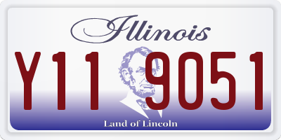 IL license plate Y119051