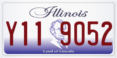 IL license plate Y119052