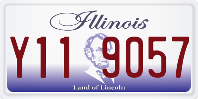 IL license plate Y119057