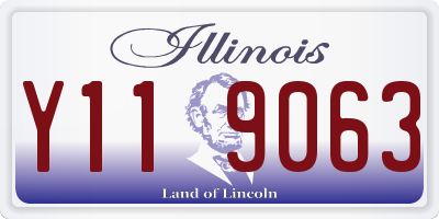 IL license plate Y119063