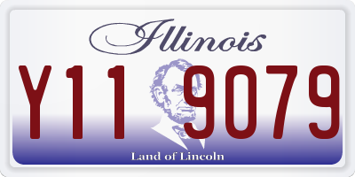 IL license plate Y119079