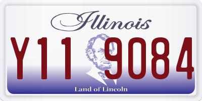 IL license plate Y119084