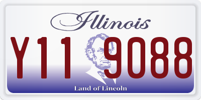 IL license plate Y119088