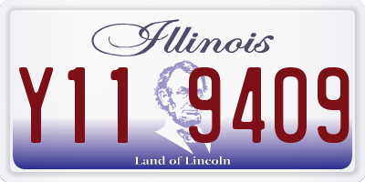 IL license plate Y119409
