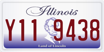 IL license plate Y119438