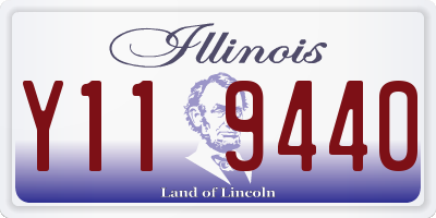 IL license plate Y119440