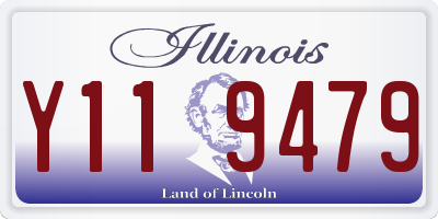 IL license plate Y119479