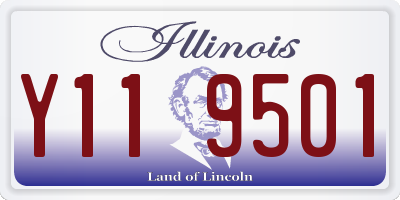 IL license plate Y119501