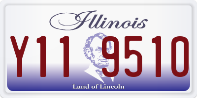 IL license plate Y119510
