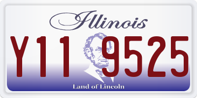 IL license plate Y119525