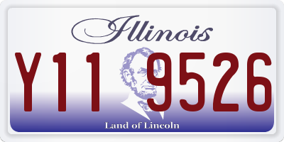 IL license plate Y119526