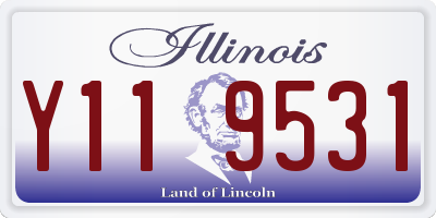 IL license plate Y119531