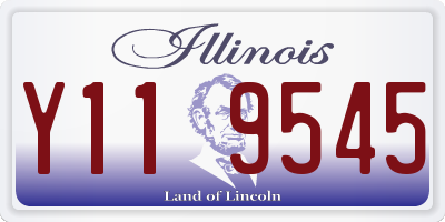 IL license plate Y119545