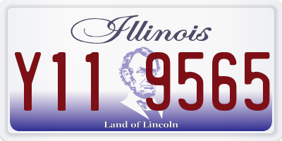 IL license plate Y119565