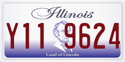 IL license plate Y119624
