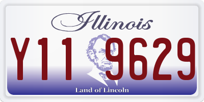 IL license plate Y119629
