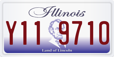 IL license plate Y119710