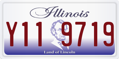IL license plate Y119719