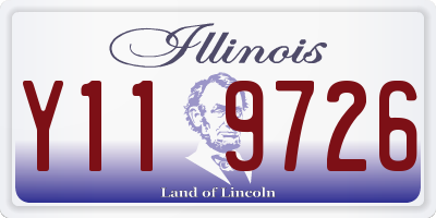 IL license plate Y119726
