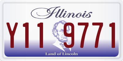 IL license plate Y119771