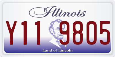 IL license plate Y119805