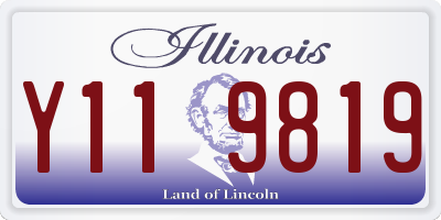 IL license plate Y119819