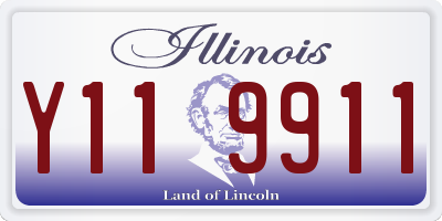IL license plate Y119911