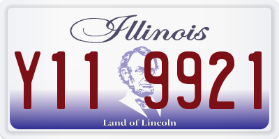 IL license plate Y119921